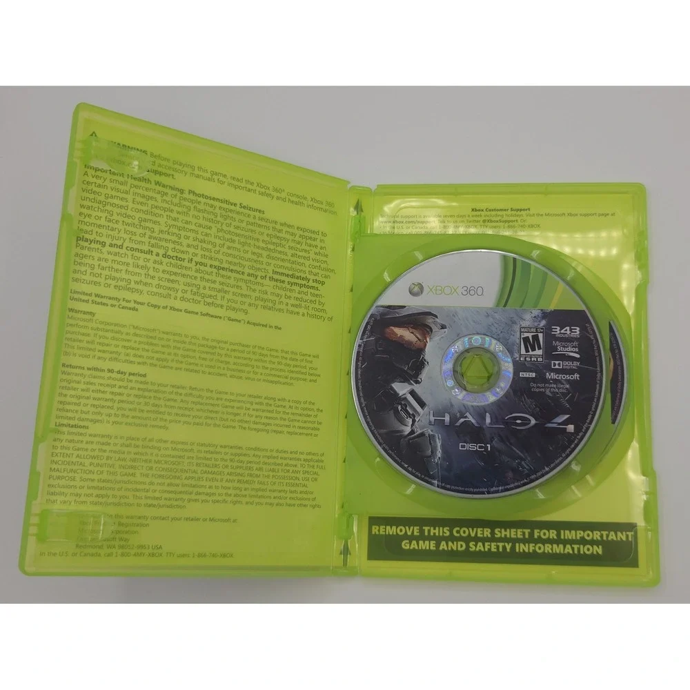 Halo 4 - Xbox 360 - Complete 2-Disc Set - Tested